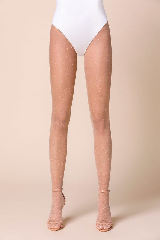 Collant fashion fantasia a pois Nana taglie plus Collant fashion fantasia a pois Nana taglie plus