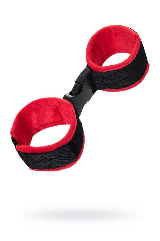 Polsini in tessuto vellutato rosso Polsini in tessuto vellutato rosso