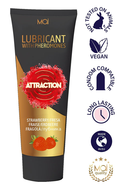 Lubrificante con feromoni gusto fragola 100 ml Lubrificante con feromoni gusto fragola 100 ml