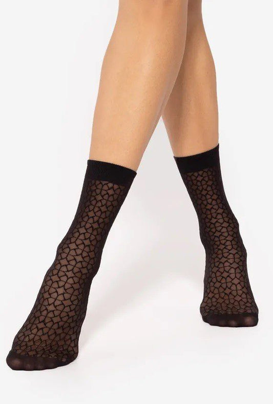 Calzini corti fantasia geometrica 20 den Trendy 12 Calzini corti fantasia geometrica 20 den Trendy 12