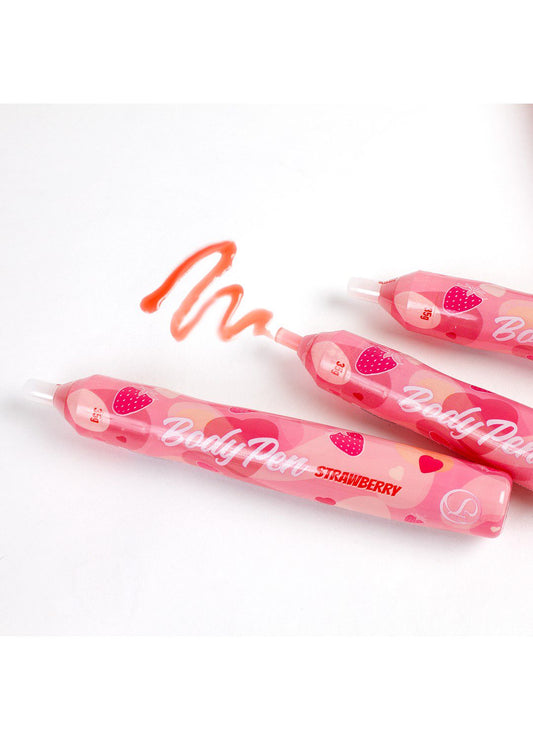 Penna corpo alla fragola Body Pen commestibile Penna corpo alla fragola Body Pen commestibile