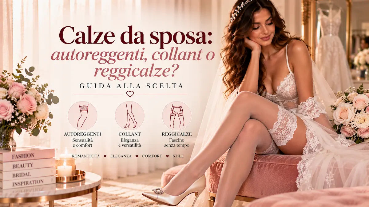 Calze da sposa: autoreggenti, collant o reggicalze?