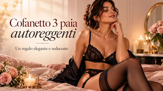 Cofanetto 3 paia autoreggenti Ars Amandi