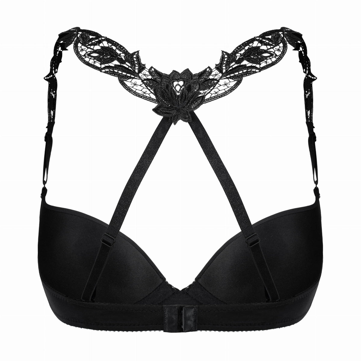 Bretelle per reggiseno con ricamo in pizzo sulla schiena