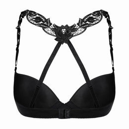 Bretelle per reggiseno con ricamo in pizzo sulla schiena