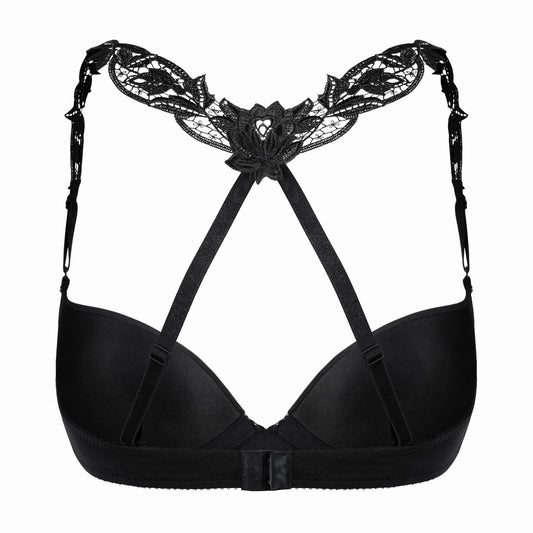 Bretelle per reggiseno con ricamo in pizzo sulla schiena