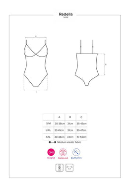 Body in simil pelle taglie comode Redella