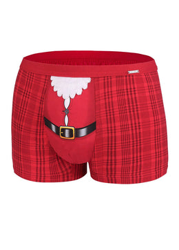 Boxer natalizio rosso da uomo fantasia Babbo Natale