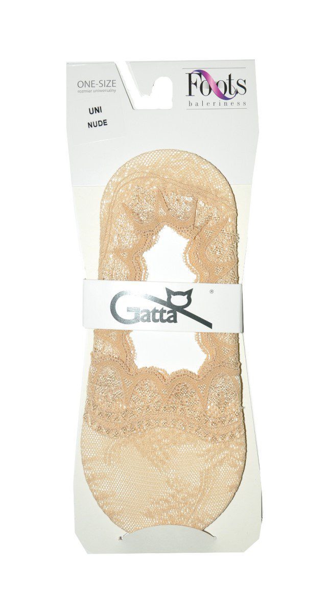 Calze salvapiedi donna in pizzo con silicone antiscivolo