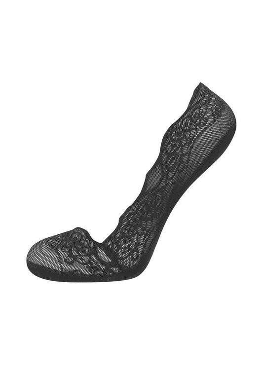 Salvapiedi donna in pizzo con silicone antiscivolo