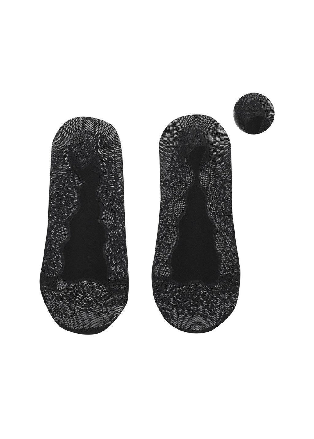 Salvapiedi donna in pizzo con silicone antiscivolo