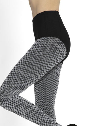 Collant fantasia Pied de Poule colorata 50 den Sassi 05