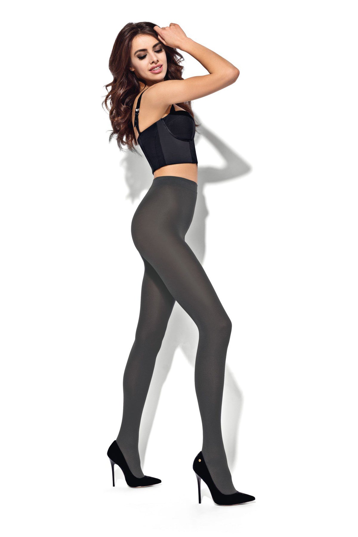 Collant coprente taglie plus microfibra 40 den curvy Tina