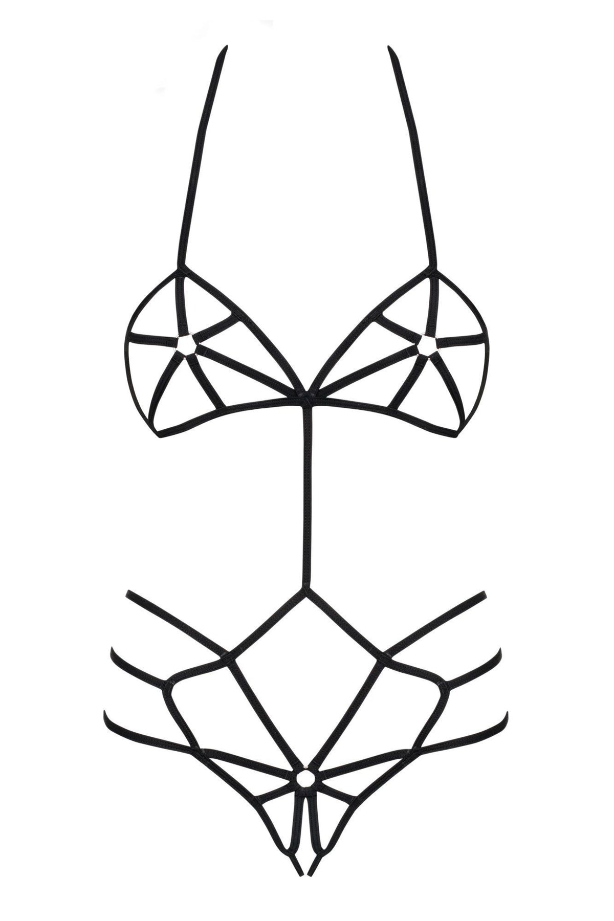 Body aperto stringato Slave