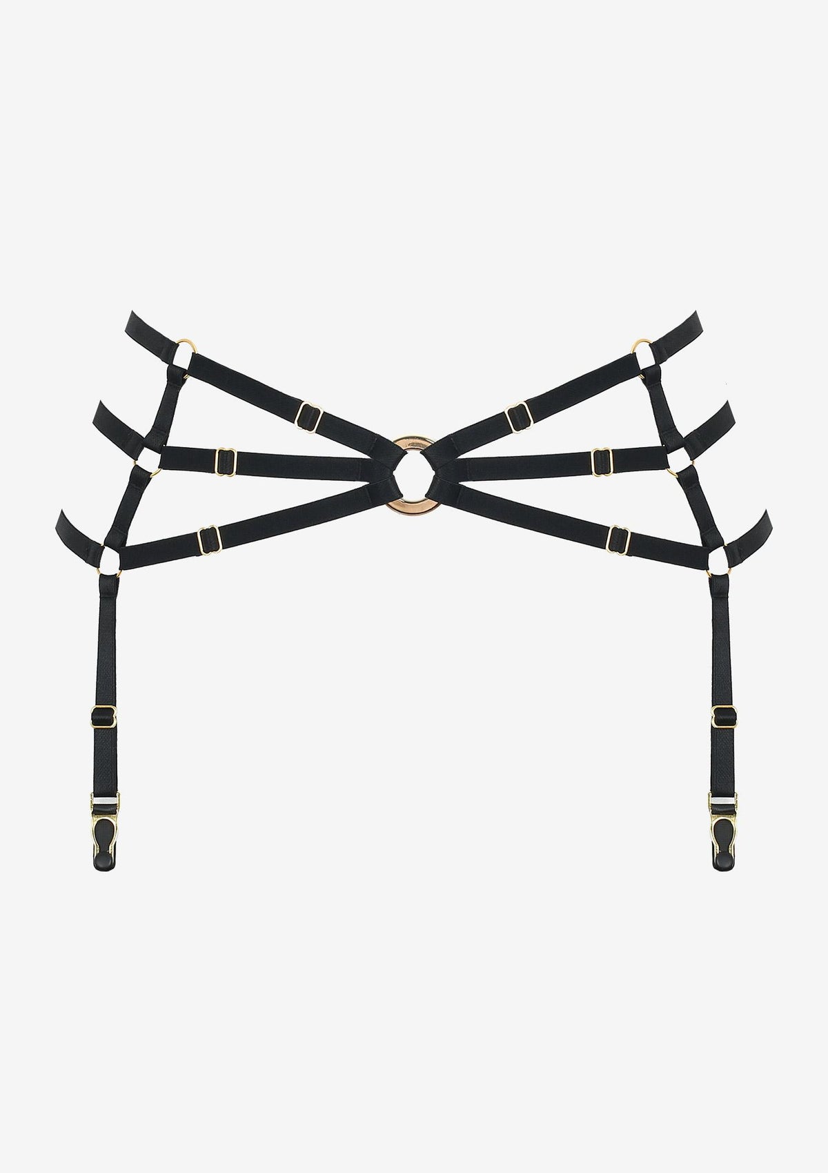 Reggicalze stringato con anello Slate