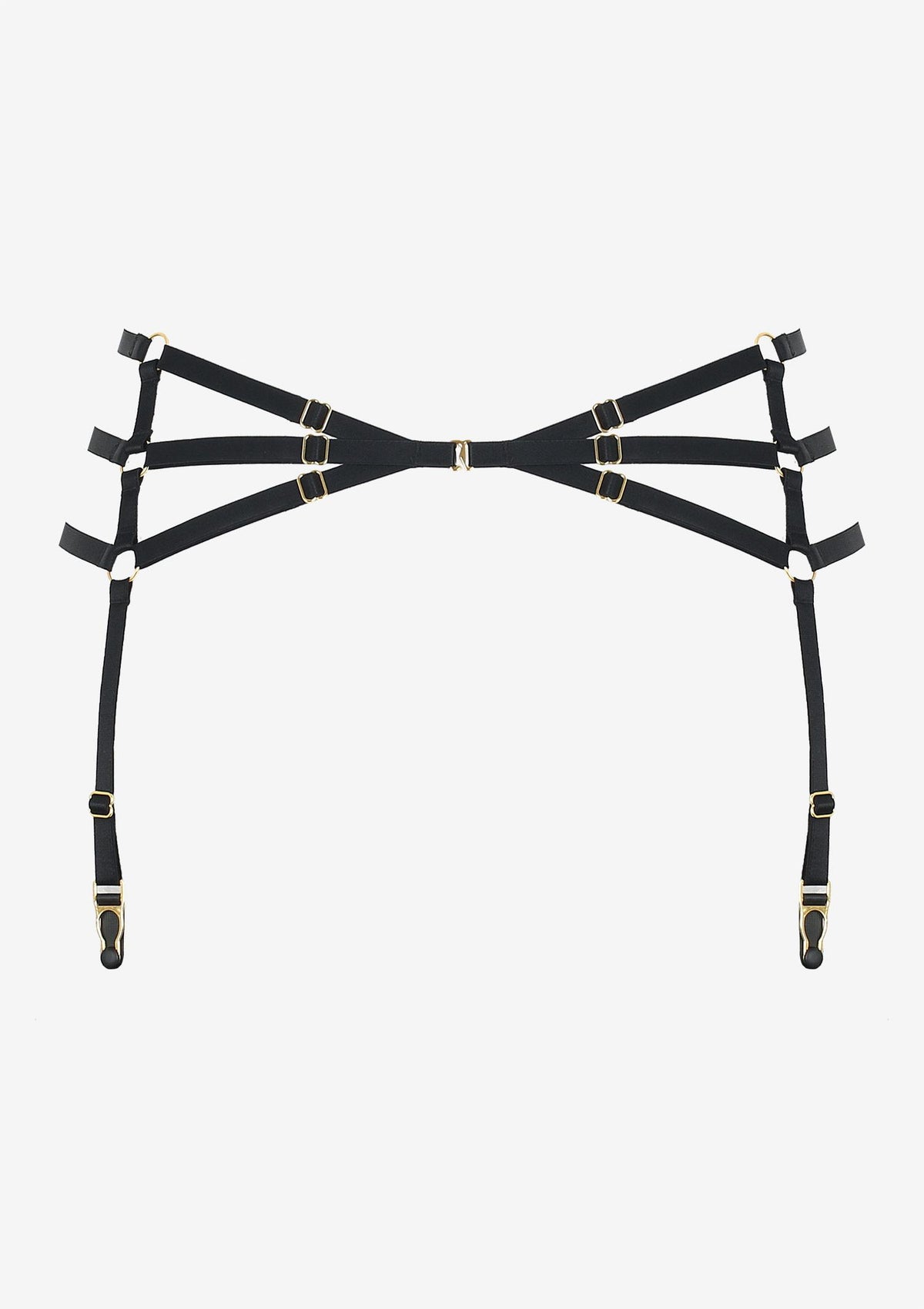 Reggicalze stringato con anello Slate