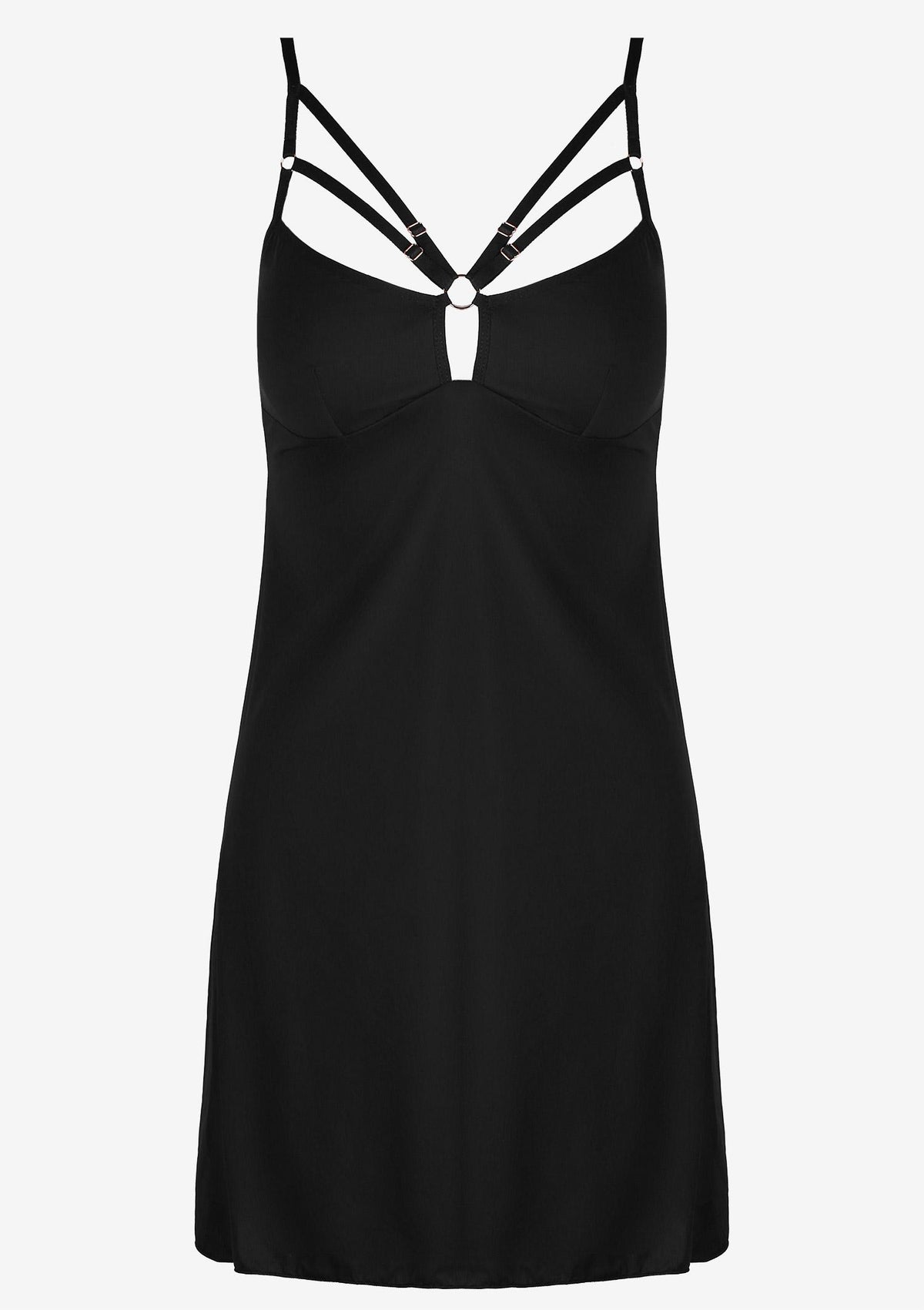 Sottoveste elegante nera Debora