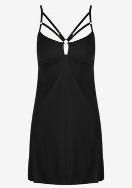Sottoveste elegante nera Debora