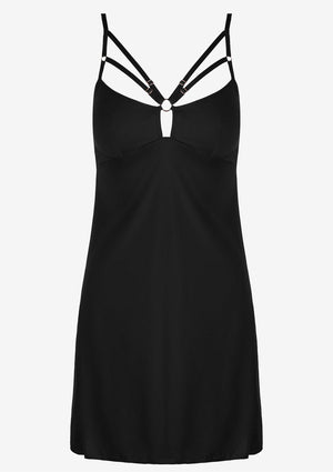 Sottoveste elegante nera Debora