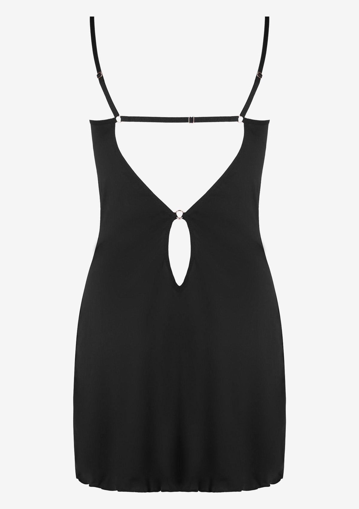Sottoveste elegante nera Debora