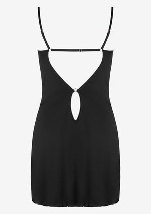 Sottoveste elegante nera Debora
