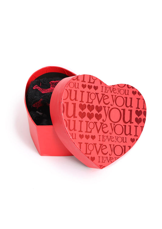 Scatola regalo a forma di cuore Love