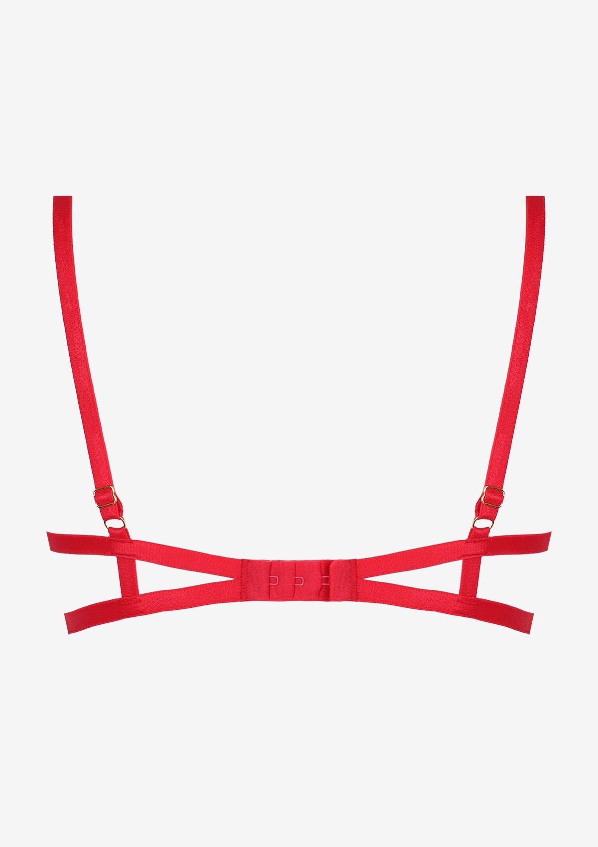 Reggiseno rosso con ricami Fille Jalouse