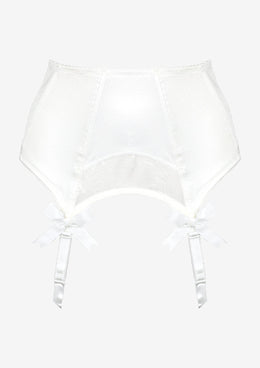 Reggicalze bianco a vita alta Retro 04