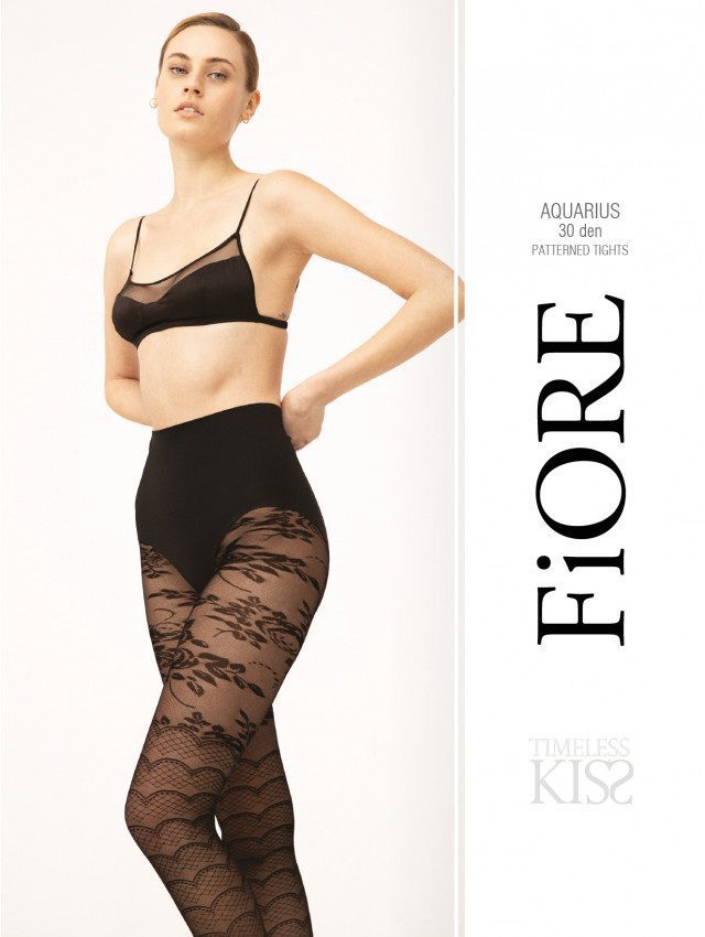 Collant fantasia 30 den Aquarius plus size