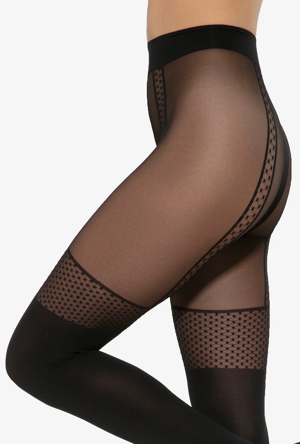 Collant finte calze con reggicalze 20/60 den Girl-Up 42