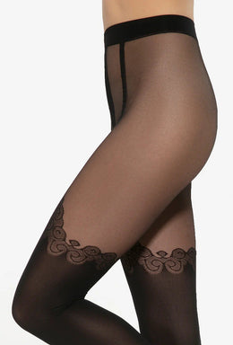 Collant 3D finte calze 20/60 den Girl-Up 44