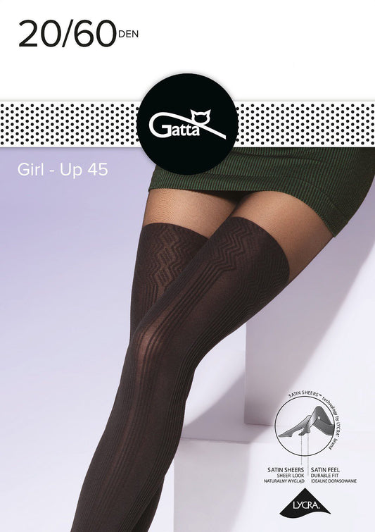 Collant 3D finte parigine 20/60 den Girl-Up 45