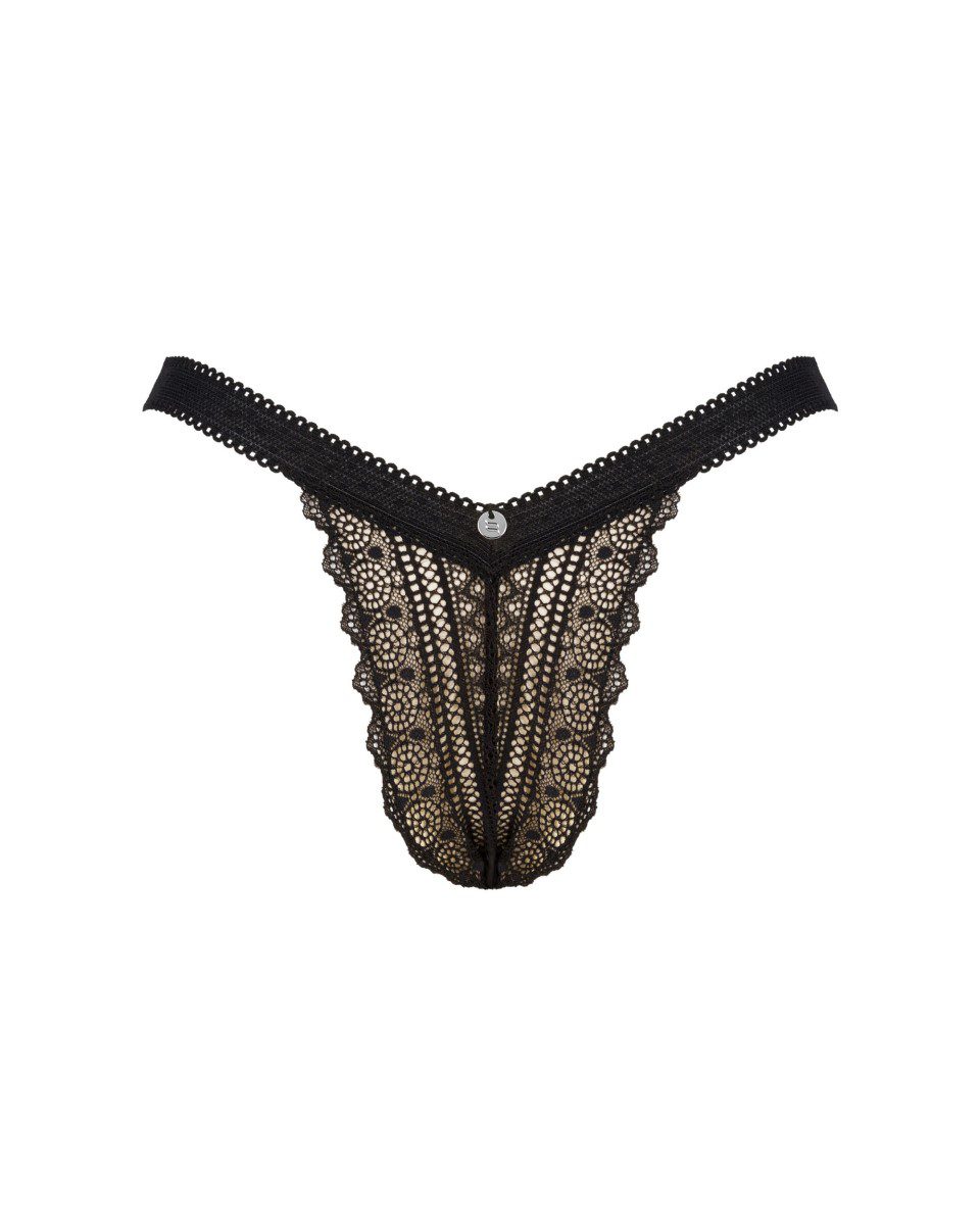 Brasiliana in pizzo nero Estiqua
