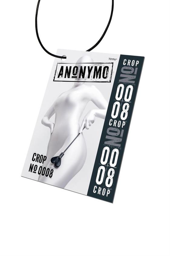 Frustino a forma di cuore in ecopelle Crop