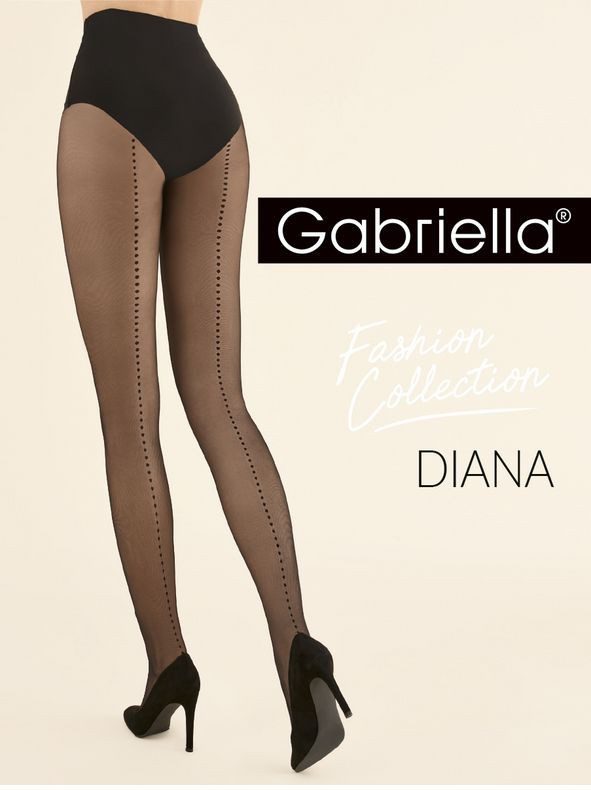 Collant fashion fantasia riga dietro Diana