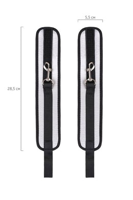 Cavigliere in tessuto satinato argento