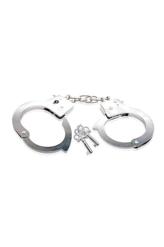 Manette in metallo con chiavi Beginner's Metal Cuffs