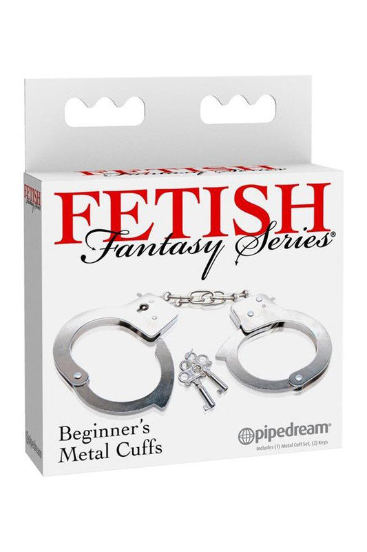 Manette in metallo con chiavi Beginner's Metal Cuffs