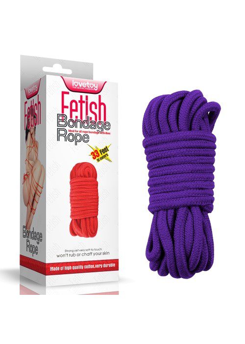 Corda in cotone per bondage Shibari viola