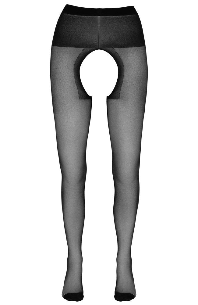 Collant velato aperto sotto taglie plus