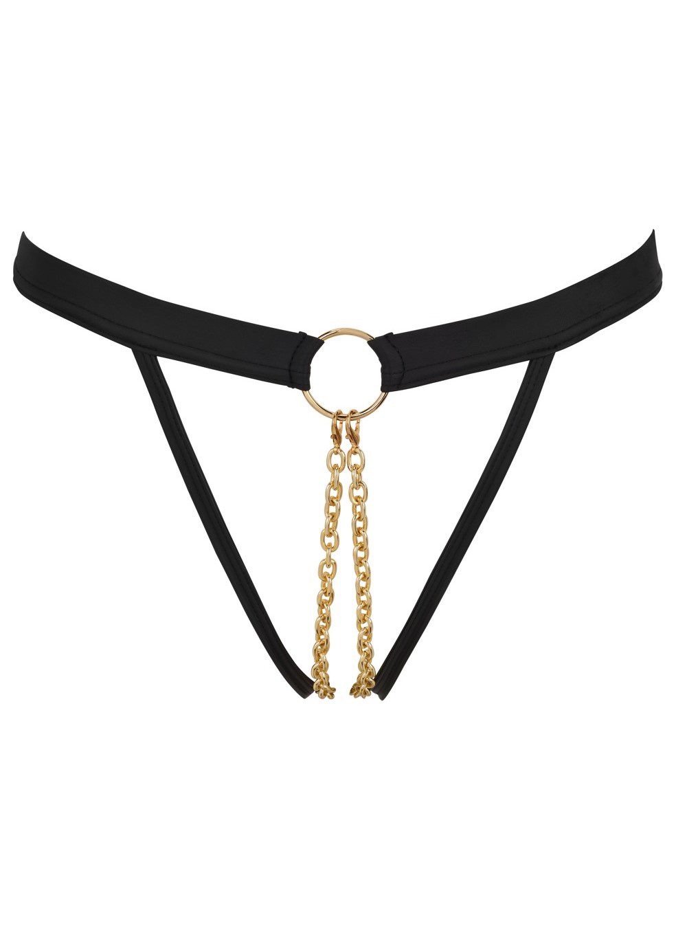 Mutandina aperta stringata con catenelle