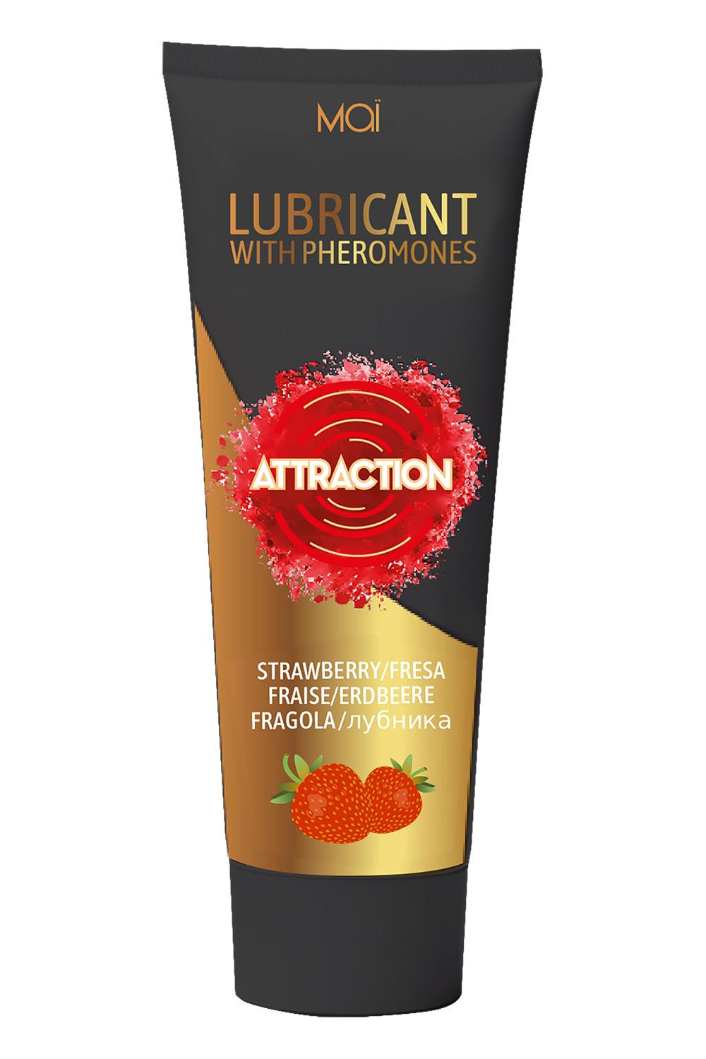 Lubrificante con feromoni gusto fragola 100 ml