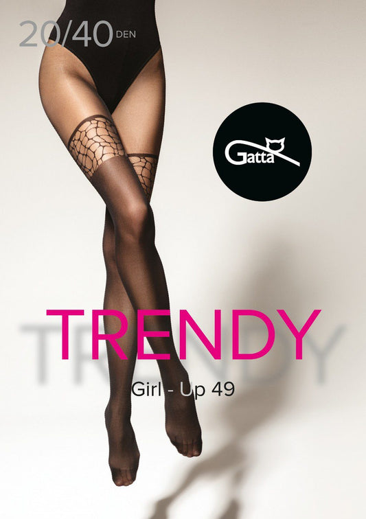 Collant finte parigine 20/40 den Girl-Up 49