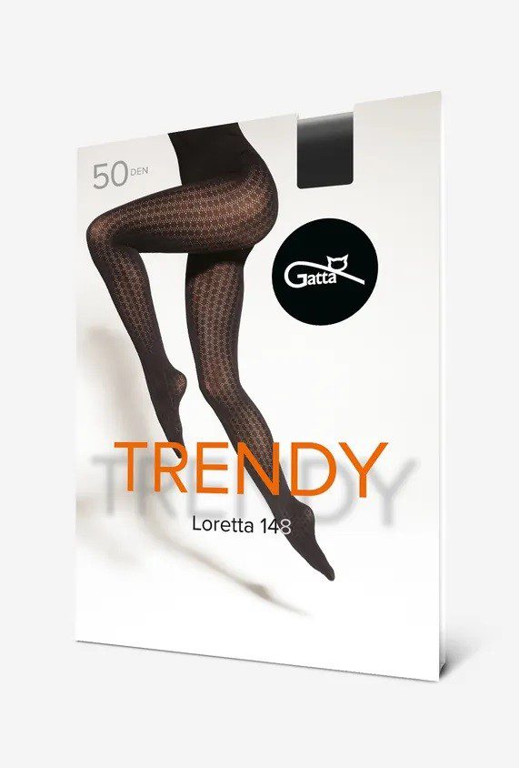 Collant fantasia jacquard Loretta 148 50 den taglie plus