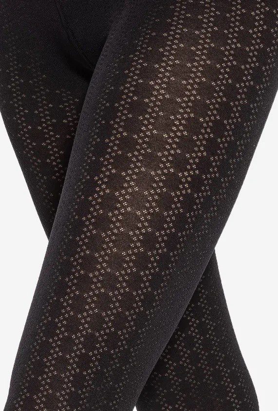 Collant fantasia jacquard Loretta 148 50 den taglie plus