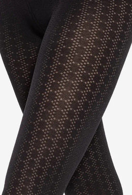 Collant fantasia jacquard Loretta 148 50 den taglie plus