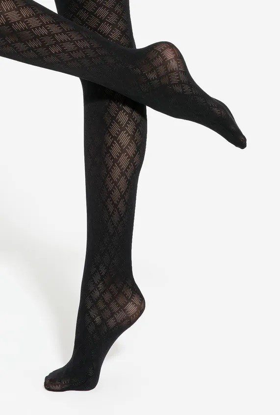 Collant fantasia jacquard Loretta 149 50 den taglie plus