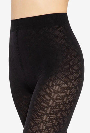 Collant fantasia jacquard Loretta 149 50 den taglie plus