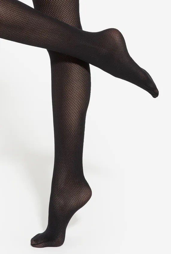 Collant jacquard taglie plus 40 den Lorien 20