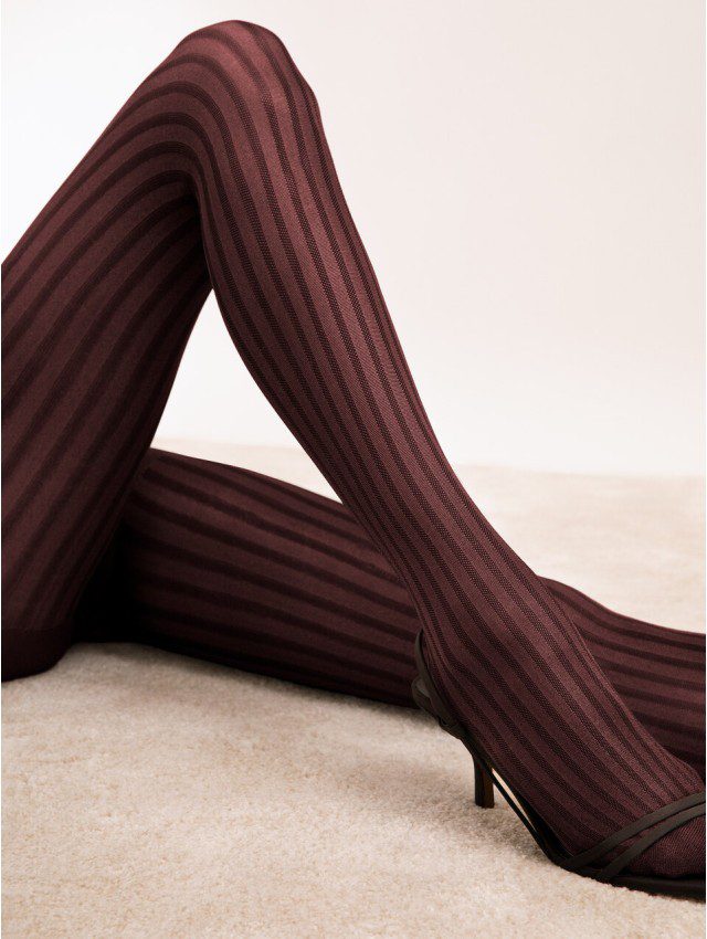 Collant colorati fantasia righe verticali 30 den Colour Story